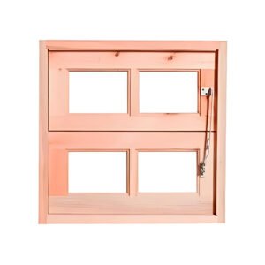 Vitrô Basculante Eucalipto de Madeira