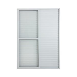Porta Balcão 3 folhas de Alumínio Branco