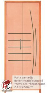 Porta Camarão Frisada Dover de Madeira