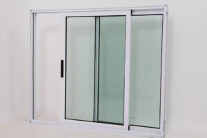 Janela de Vidro e Alumínio Branci 2 folhas Linha Premium