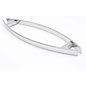 Puxador Duplo Mod. BCC 4010 de aço inox Polido