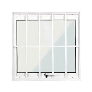 Janela Maxim-Ar 1 seção em Alumínio Branco com grade