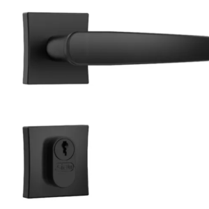 FECHADURA 3100 ROSETA QUADRADA EXT BLACK