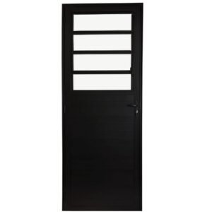 Porta Lambril Basculante Alumínio Preto