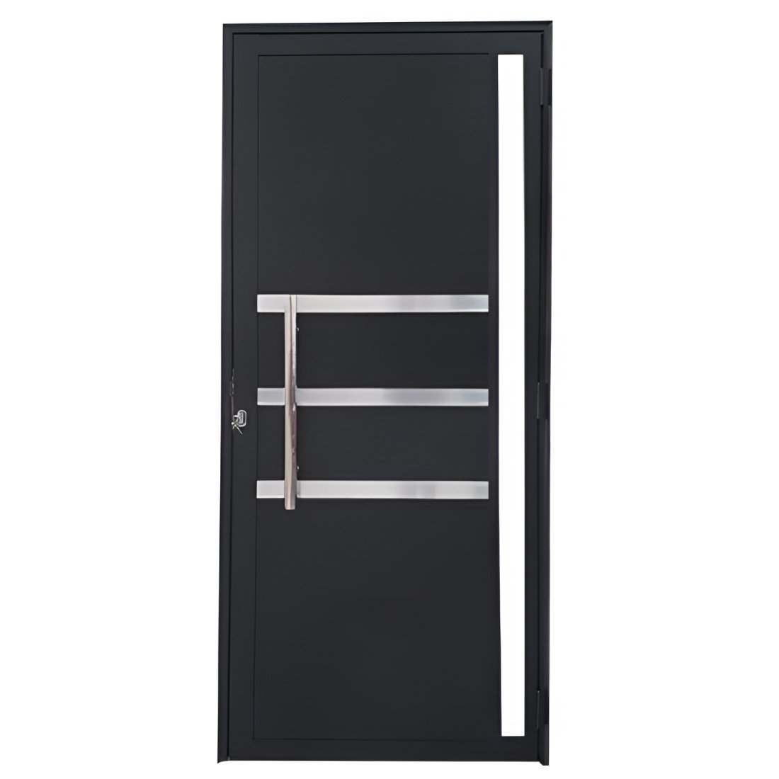 Porta Lambril com Friso, Vidro e Puxador