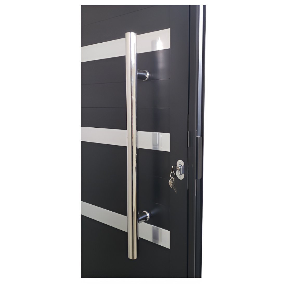 Porta Lambril com Friso, Vidro e Puxador