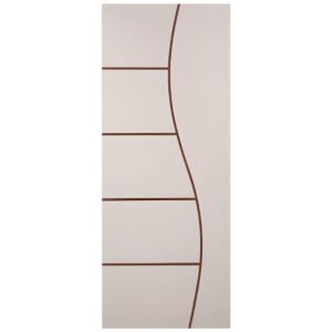 Folha de Porta Primer Branca Frisada 1