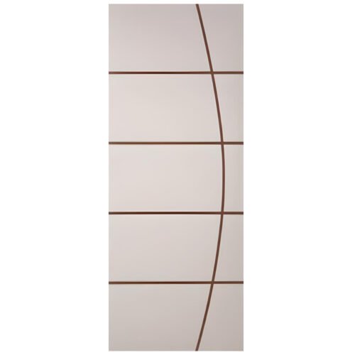 Folha de Porta Primer Branca Frisada 5