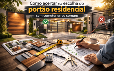 Como acertar na escolha do portão residencial sem cometer erros comuns