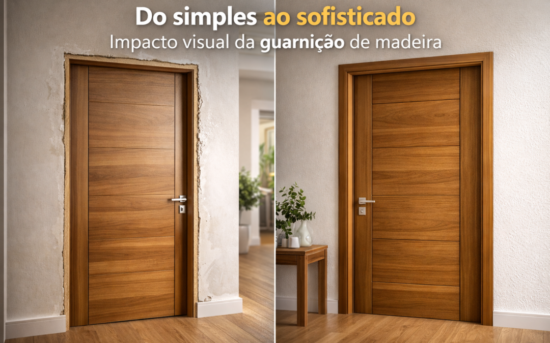 Do simples ao sofisticado: o impacto visual da guarnição de madeira